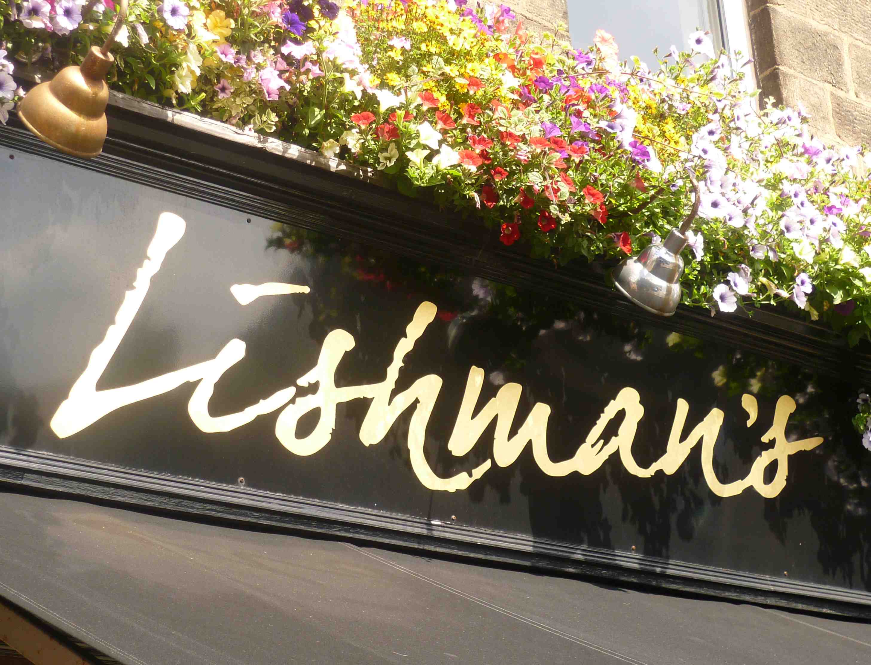 Lishman's Sign in Ilkley, made by Valley Signs. 